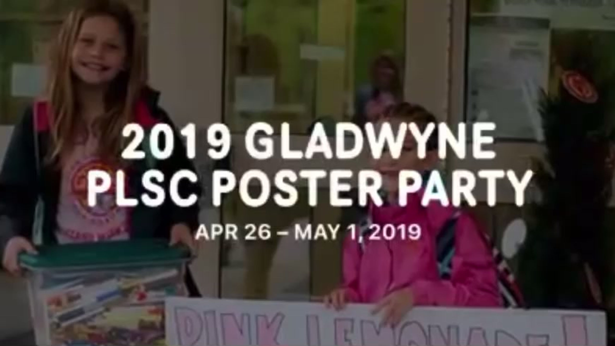 2019 Gladwyne Poster Party